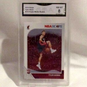 Tyler Herro Rookie 2019 Hoops GMA 8 Miami …